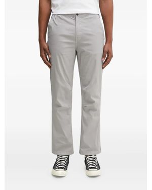 Napapijri Elasticated Straight-Leg Trousers - Grey