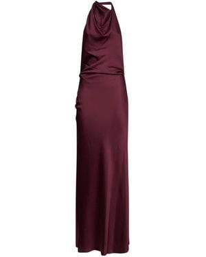 Jonathan Simkhai Reannon Halterneck Dress - Purple