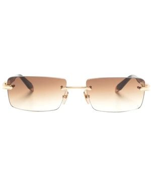 Maybach Lunettes De Vue Rectangulaires The Symphony Sun I - Natural