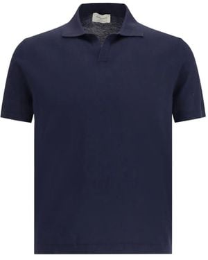 Brooksfield Cotton Short-Sleeve Polo Shirt - Blue