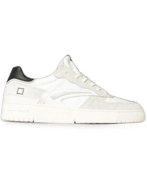 Date Torneo Leather Trainers - White