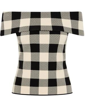 Posse Plaid Blouse - Black