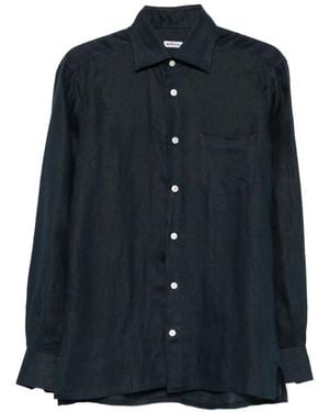 Kiton Chest-Pocket Shirt - Blue