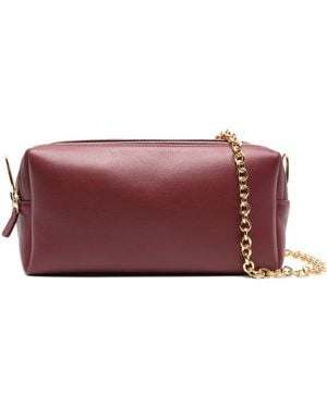 Elleme Small Trousse Chain-Strap Leather Crossbody Bag - Purple