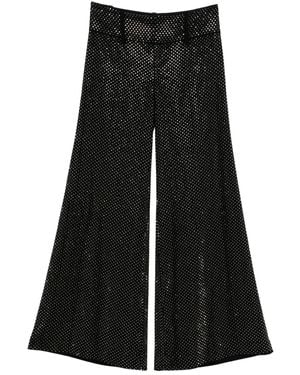 Alice + Olivia Pantalon Fuselé À Détail De Clous - Noir