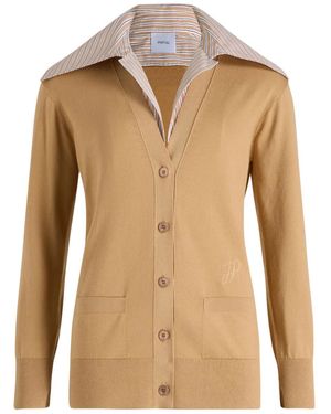 Patou | ウールとカシミア製パトゥ刻印入りカーディガン