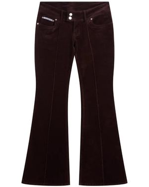 Juicy Couture Crest Velour Jeans - Black