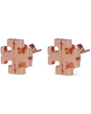 Tory Burch Logo Earrings - Pink