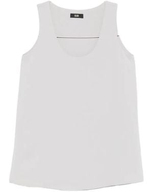 ELEH Scoop-Neck Sleeveless Top - White