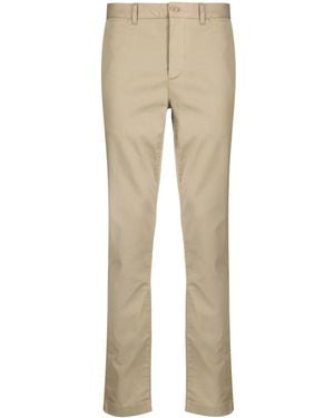 Lacoste Logo-Patch Slim-Fit Trousers - Natural