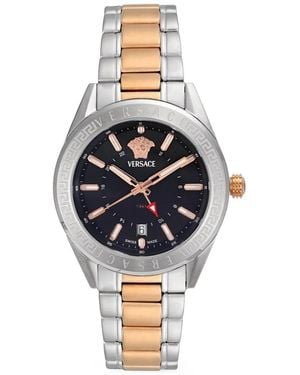 Versace Montre Greca Mm - Blue