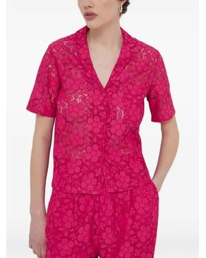 Desigual Lace Shirt - Pink