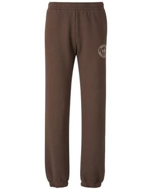 Sporty & Rich Logo-Print Track Pants - Brown