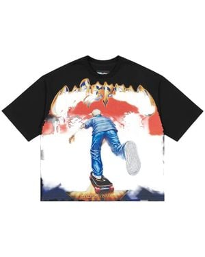 Godspeed Kick Push Graphic-Print T-Shirt - Blue