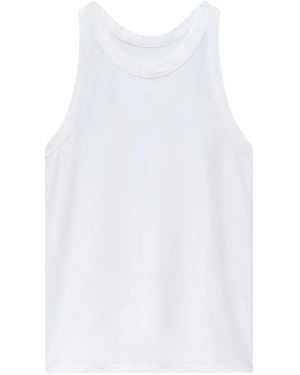 Another Tomorrow Racerback Tank Top - White