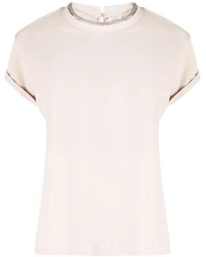Brunello Cucinelli モニーレ Tシャツ - ナチュラル
