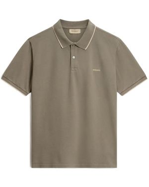 Woolrich Monterey Logo-Embroidered Polo Shirt - Grey
