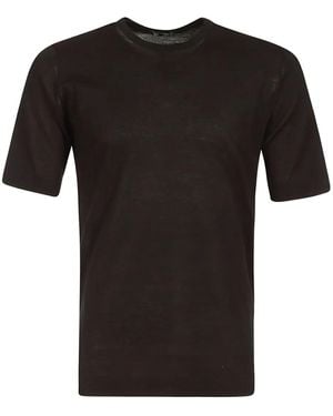 Alpha Industries Crew-Neck Short-Sleeve T-Shirt - Black