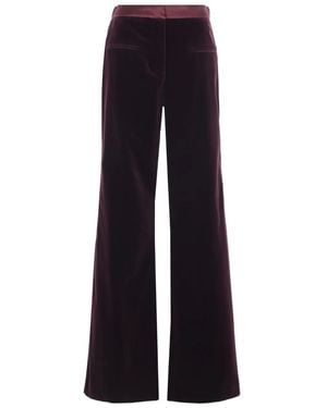 FEDERICA TOSI Fluwelen Broek - Blauw