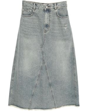 Izzue Falda Con Charm De Corazón - Gris