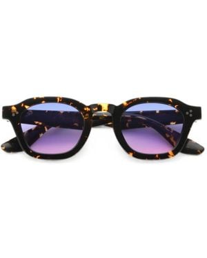 AKILA Lunettes De Soleil Logos À Monture Ronde - Blue