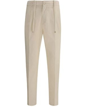 Cruna Mitte Elasticated-Waistband Pants - Natural