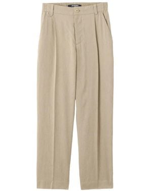 Jacquemus Le Pantalon Croisiere Trousers - Natural