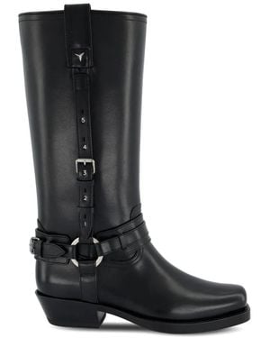 Fendi Botas Count Con Correa Con Hebilla - Negro
