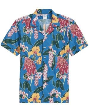 Brooks Brothers Floral-Print Shirt - Blue
