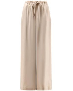 Alysi Drawstring Trousers - Natural