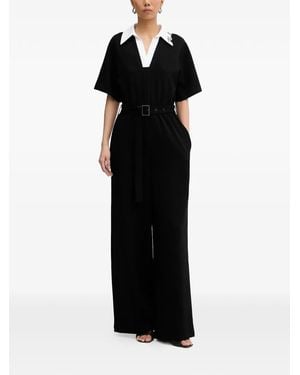 KARL LAGERFELD Mono Largo Con Cinturón - Negro