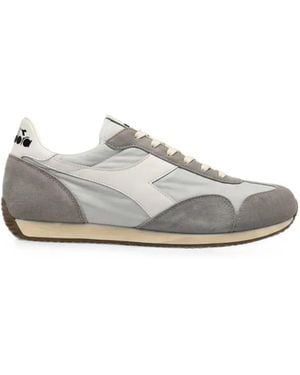 Diadora Equipe Vela Suede-Panelled Sneakers - White
