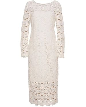 Cara Cara Marsielle Lace Midi Dress - White