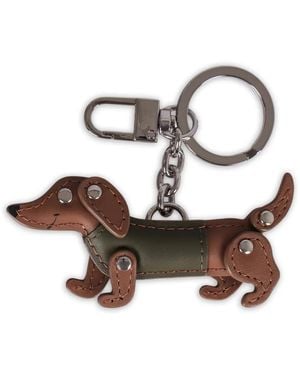 Weekend by Maxmara Dog-Motif Keyring - White