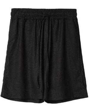 hinnominate Drawstring-Fastening Bermuda Shorts - Black