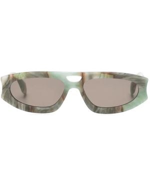Gigi Studios Lunettes De Soleil À Monture Géométrique - Gris