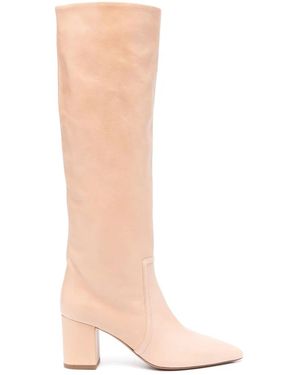 Paris Texas Anja 70Mm Leather Boots - White