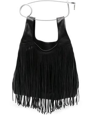 Niccolò Pasqualetti Sac Cabas À Franges - Black