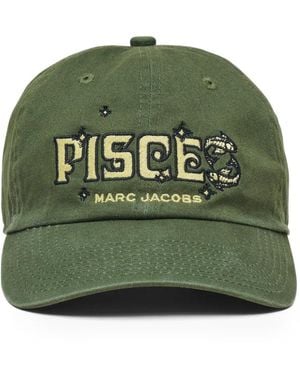 Marc Jacobs The Zodic Pisces Baseball Cap - Green