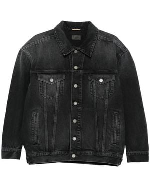 Saint Laurent Oversized Denim Jacket - Black