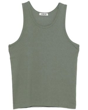 CDLP Ribgebreide Tanktop - Groen