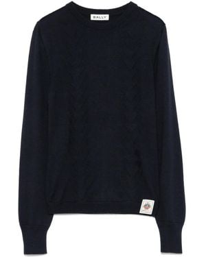 Bally Logo-Patch Top - Black