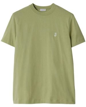 Burberry コットン Tシャツ - グリーン