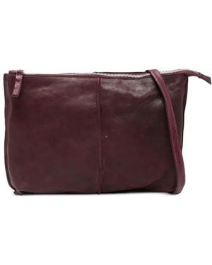 SOMMET Clark Leather Shoulder Bag - Purple