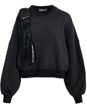 Essentiel Antwerp Ijoux Sweater Met Pailletten - Zwart
