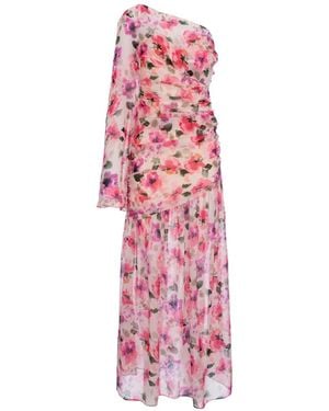 CuAnna Gerafftes Kleid Mit Blumenprint - Pink