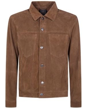 Giorgio Brato Veste En Daim Boutonnée - Marron