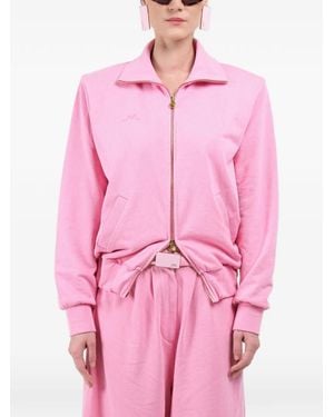 ROWEN ROSE Sweat Droit À Fermeture Zippée - Pink