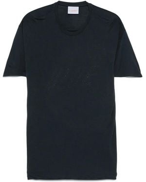 Bluemarble T-Shirt A Strati - Nero