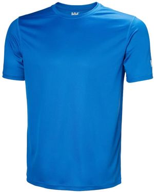 Helly Hansen T-Shirt Mit Rundem Ausschnitt - Blau